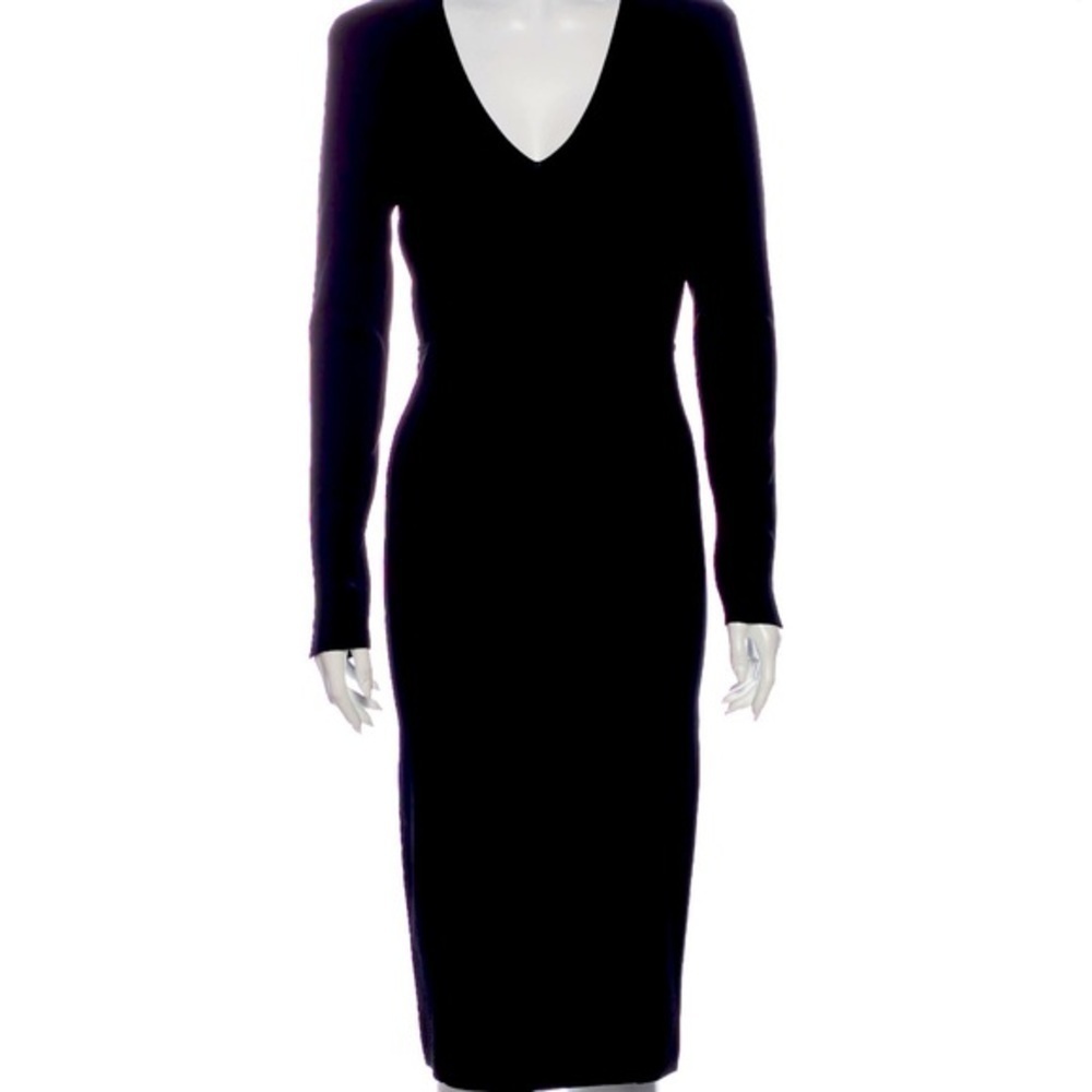 Veronica Beard Black Midi Bodycon Sheath Dress - NWOT